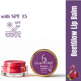 Glamorr BeetGlow Lip Balm with SPF 15 | Deep Moisturizing & Daily Lip Protection (6 g)