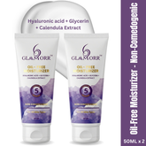Glamorr Oil-Free Moisturizer for Oily & Acne-Prone Skin combo | With Hyaluronic Acid, 5 Essential Ceramides & Calendula (50 ml) - pack of 2