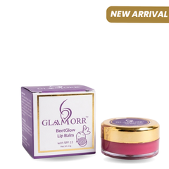 Glamorr BeetGlow Lip Balm with SPF 15 | Deep Moisturizing & Daily Lip Protection (6 g)