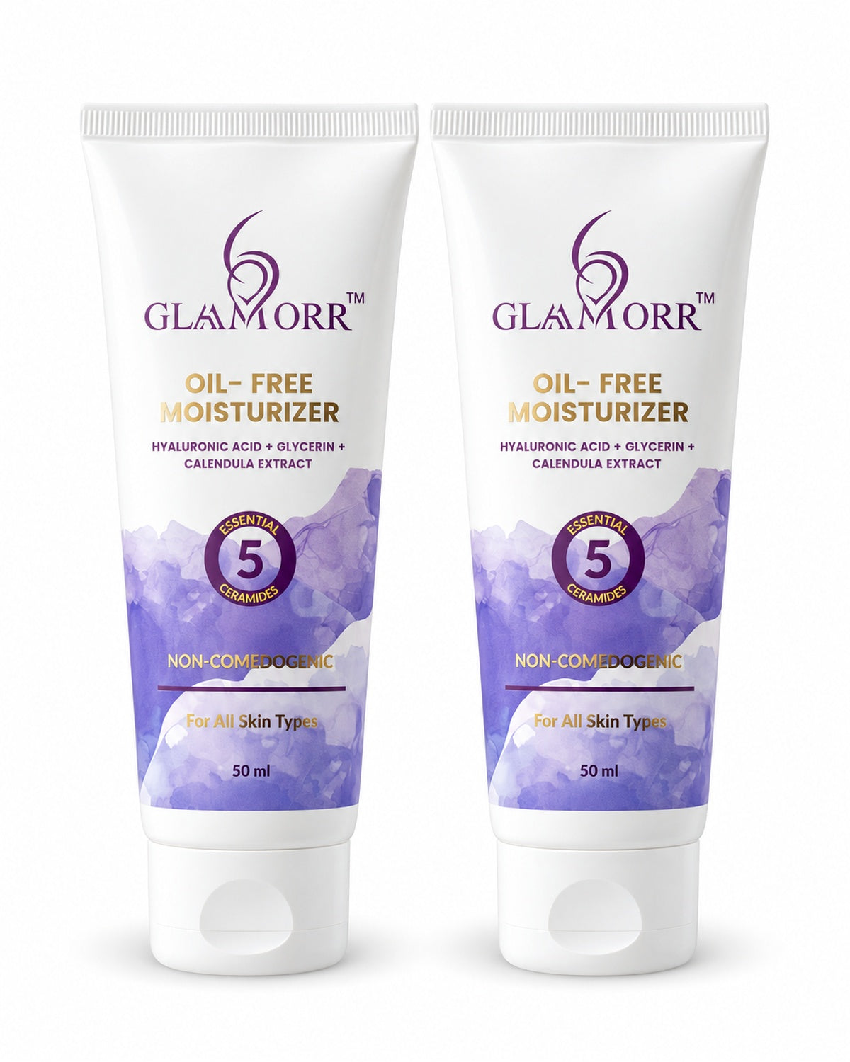 Glaamorr 2 × Oil-Free Moisturizer (50 ml)